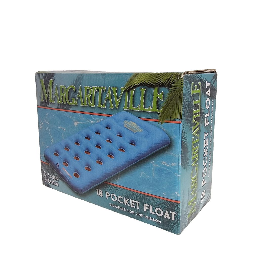 Margaritaville 18 Pocket Float It’s 5 O’clock Somewhere Pool Water Float FUN!